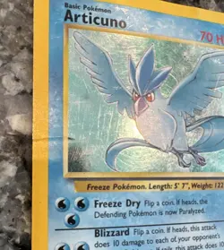 Wizards of the Coast Pokemon TCG Articuno Fossil Holo Rare ENG 1999 70HP 2/62 - Image 2