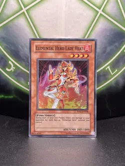 Yugioh Elemental Hero Lady Heat PP02-EN008 Super Rare VLP - Image 1