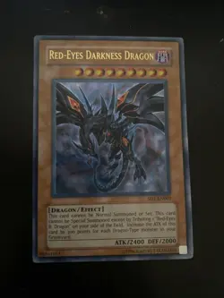 RED-EYES DARKNESS DRAGON SD1-EN001 Yu-Gi-Oh TCG 1996 - Image 1