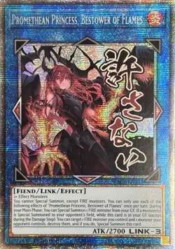 Konami Yugioh Promethean Princess, Bestower Of Flames Starlight Rare RA05-EN107 - Image 1