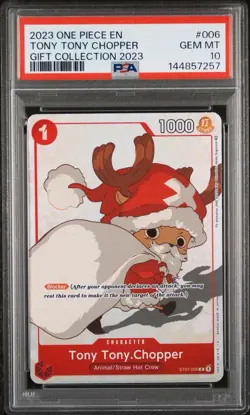 2023 ONE PIECE GIFT COLLECTION 2023 #006 TONY TONY CHOPPER PSA 10 - Image 3