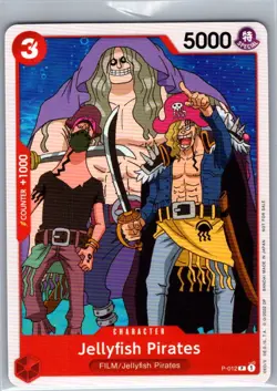 Jellyfish Pirates (One Piece Film Red) P-012 English - One Piece Card - NM - Image 1