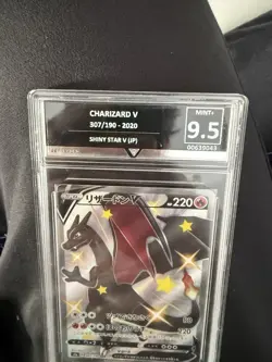Pokemon TCG Charizard V 307/190 Japanese Shiny Star V Graded 9.5 Card - Image 3