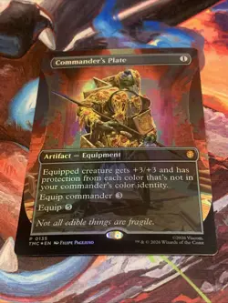 Commander's Plate (Borderless) Commander: Teenage Mutant Ninja Turtles Foil Mint - Image 4