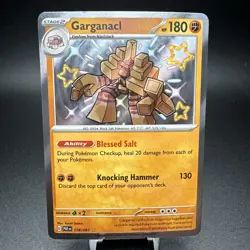 GARGANACL 178/091 PALDEAN FATES POKEMON TCG NM - Image 1