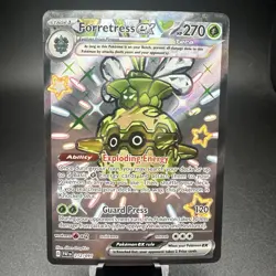 Forretress ex Full Art UR 212/091 Pokemon TCG Paldean Fates Shiny Ultra Rare NM - Image 1
