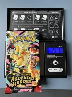 Pokemon Ascended Heroes VERY HEAVY 23.76g New Sealed Booster Pack God PackUUU - Image 1