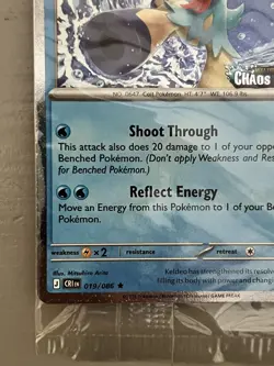 Pokemon - Keldeo - Barnes and Noble Promo Chaos Rising 019/086 Stamped - Sealed - Image 5