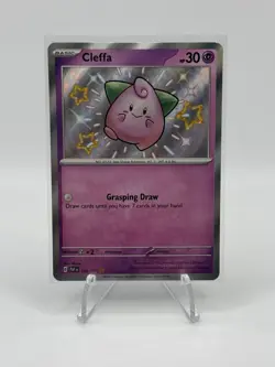 Pokemon Cleffa SV Paldean Fates 150/091 Shiny Rare Holo 30 HP - Image 1