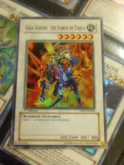 Gaia Knight, the Force of Earth - 5DS1-EN042 - Super Rare - 1st Edition - Image 1