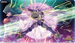 Yugioh Official Playmat Junk Warrior & Yusei Fudo Japanese NEW Ranking Duel 2023 - Image 2