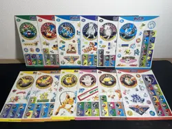 【COMPLETE SET】Pokemon Zukan Jumbo Card Evolution Seal Unpeeled 1997 Sealdass - Image 1
