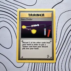 LP Item Finder Base Set 2 103/130 RARE Vintage WOTC Pokemon TCG Card - Image 1