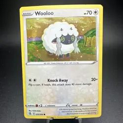 Pokemon Wooloo Cosmos Holo Promo Miscellaneous Cards & Products 222/264 NM Swirl - Image 1