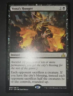 MTG Vona's Hunger 090/196 Rare NM - Image 1