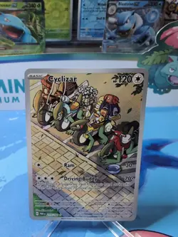 Cyclizar 215/182 SV Paradox Rift Illustration Rare Pokemon NM - Image 1