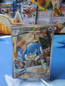 Quaxwell 207/193 Pokemon TCG 2023 Illustration Rare Holo Paldea Evolved NM - Image 1