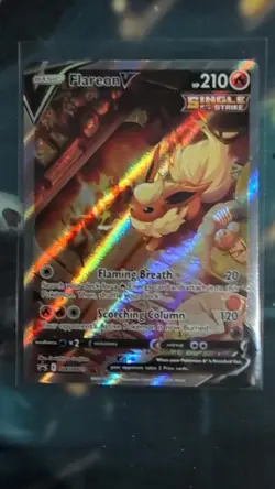 Flareon V SWSH179 Holo Promo Sword & Shield Promo Pokemon NM - Image 1