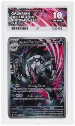 Galarian Obstagoon 245/217 Ace Ascended Heroes Pokemon Ace 10 - Image 1