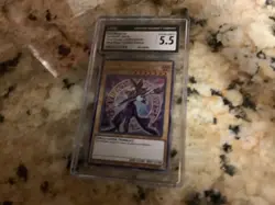 yugioh dark magician dupo-en101 cgc 5.5 - Image 1