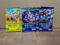 6x One Piece OP15/OP14/OP10 ENGLISH Sealed Booster Packs + 2 Starter decks - Image 2