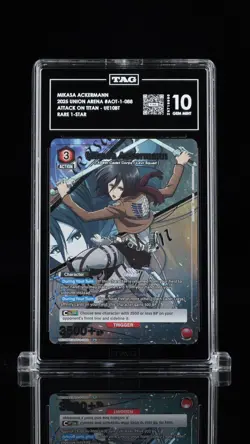 Mikasa Ackermann - UE10BT/AOT-1-088 - Union Arena - 10 GEM MINT - Image 1
