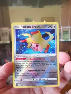 Pokemon Card RADIANT JIRACHI Holo Rare 120/195 SILVER TEMPEST NM/M - Image 1