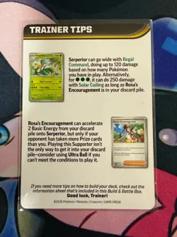 Pokemon TCG - Perfect Order Trainer Tips Card - Mega Zygard Ex Build & Battle Ex - Image 2