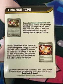Pokemon TCG - Perfect Order Trainer Tips Card - Meowth Ex Build & Battle Exclsve - Image 2