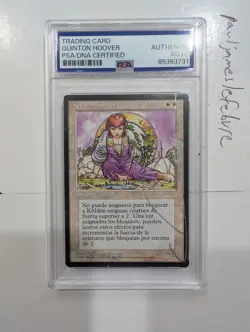 Kithkin Amrou* 4th Ed (Spanish) MTG Signed Quinton Hoover PSA Authentication - Image 1