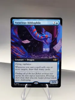 Voracious Bibliophile (Extended Art) Commander: Tarkir: Dragonstorm Regular - Image 1