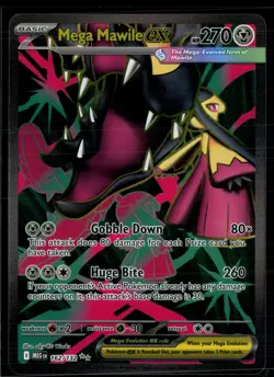 Mega Mawile ex 162/132 Mega Evolution Ultra Rare Pokemon - Image 1