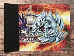YuGiOh Duel Playmat Blue Eyes White Dragon Red CCG TCG Trading Card Game Mat pad - Image 2