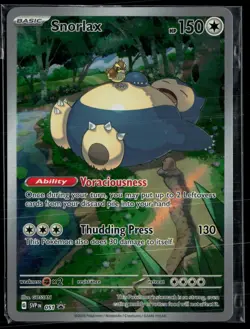 Snorlax 051 Scarlet & Violet Promo Promo Holo Pokemon SEALED - Image 1