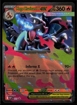 Mega Charizard X ex - 029 029 ME: Mega Evolution Promo Promo Holo Pokemon - Image 1