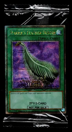 YuGiOh Harpie's Feather Duster (Alternate Art) EDC1-EN001 Early Days Collection - Image 1