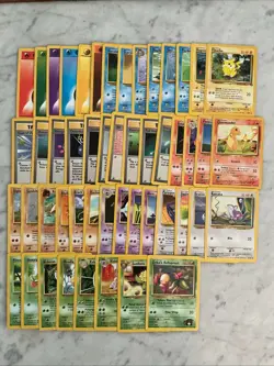Pokemon Card Lot 1999 WOTC 50 Different Cards All NM, Lots Of Uncommon - Image 1