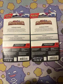 Pokemon PALDEA EVOLVED Premium Checklane Blisters Set Rare UK Import - Image 2