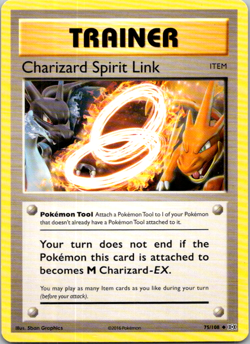Charizard Spirit Link 75/108 Uncommon Evolutions Pokemon - Image 1