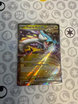 Raging Bolt ex 123/162 Double Rare Temporal Forces Pokemon Near Mint - Image 3