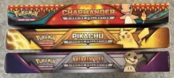 Lot Of 3 Sealed Pokemon Sidekick Collection Boxes - Pikachu Mimikyu Charmander - Image 3