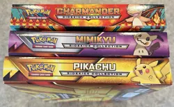 Lot Of 3 Sealed Pokemon Sidekick Collection Boxes - Pikachu Mimikyu Charmander - Image 5