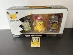 Pokemon TCG Celebrations Pikachu VMAX Premium Figure Collection New Sealed Box 820650809408 - Image 1