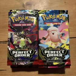 Pokemon Mega Evolution Perfect Order - Booster Bundle 20 Packs Open - Used - Image 1