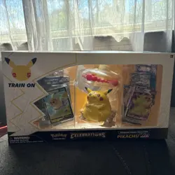 Pokemon TCG Celebrations Pikachu VMAX Premium Figure Collection Box SEALED - Image 1