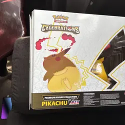 Pokemon TCG Celebrations Pikachu VMAX Premium Figure Collection Box SEALED - Image 4