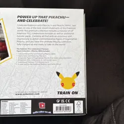 Pokemon TCG Celebrations Pikachu VMAX Premium Figure Collection Box SEALED - Image 5