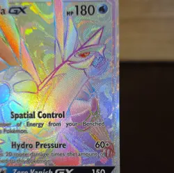 Pokemon TCG Palkia GX Secret Rare Full Art Holo HP180 SM-FL 132/131 - Image 5