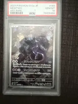 2023 Pokemon SV2a 151 JP Mewtwo 183/165 Art Rare Holo PSA 10 - Image 1