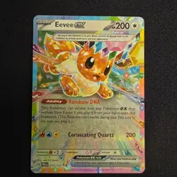 Pokemon Eevee EX Double Rare Holo 075/131 Sv Prismatic Evolutions 200 HP - Image 2